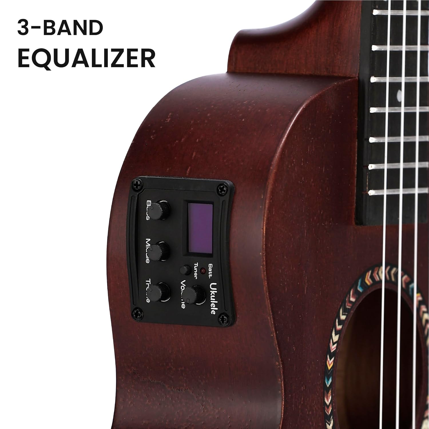 T Fly TFU 26 Tenor Ukulele, 26-inch, 3-Band EQ, TCF Colour - Image 2